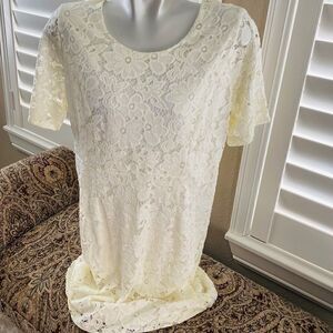 Investments Dress flower crochet pattern. NWT